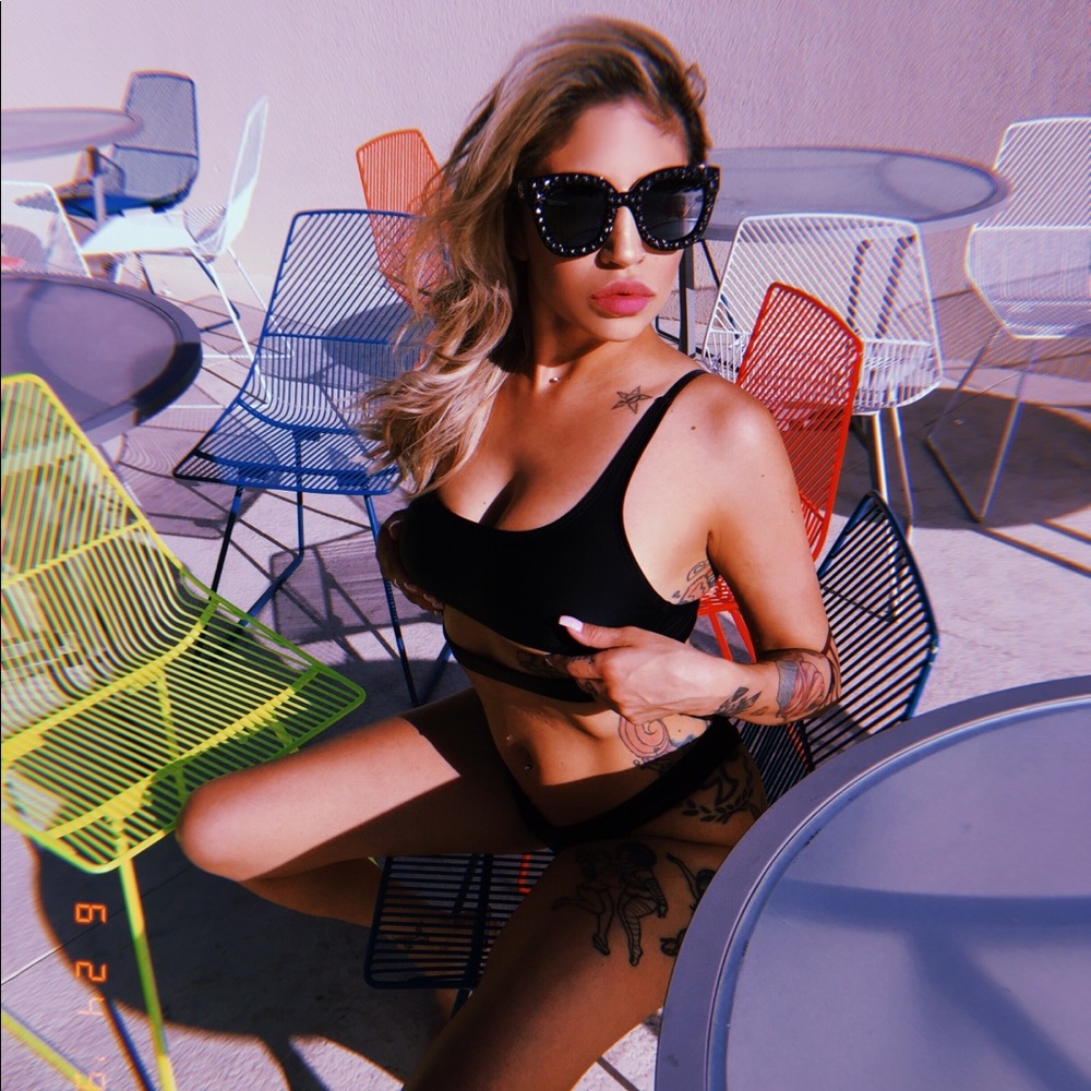 Black Bikini Top only